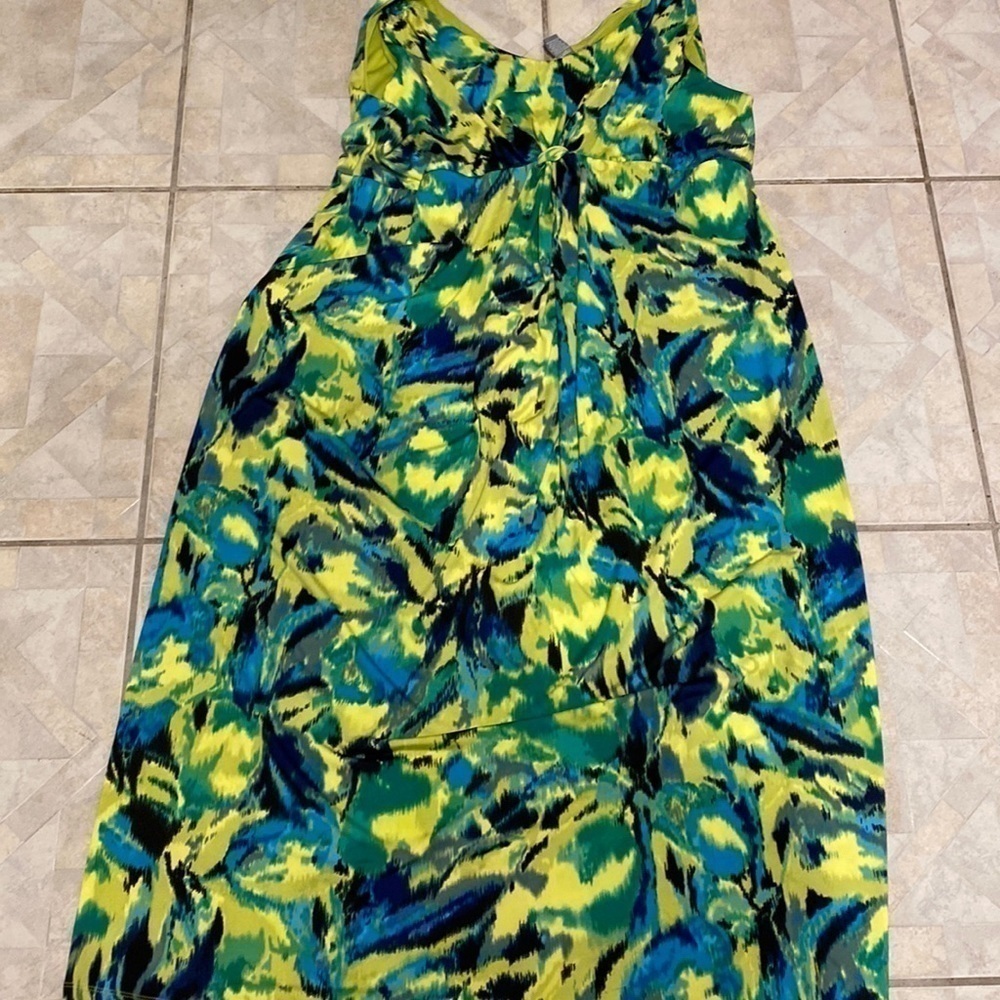F womens Kate and Mallory sleeveless stretch geometric plus size dress 2X